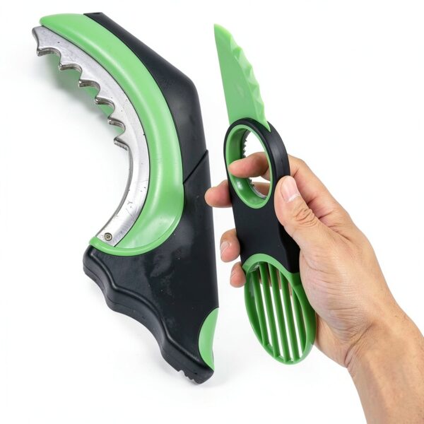 Egg Slicer Avocado 3 in 1 by Ebecuoa Stainless Steel Green PVAVO1-3