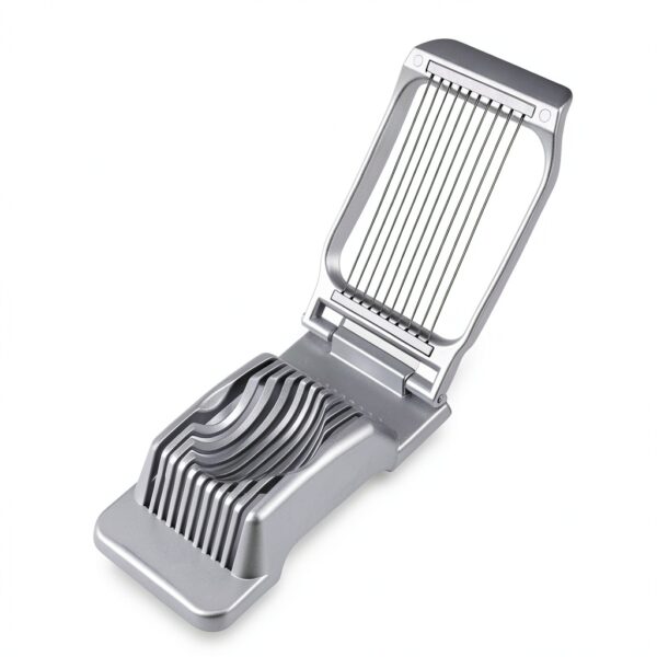 Aluminum Alloy Egg Slicer Multi Function QDQ0001 Silver Portable-7