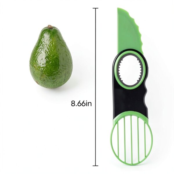 Egg Slicer Avocado 3 in 1 by Ebecuoa Stainless Steel Green PVAVO1-2