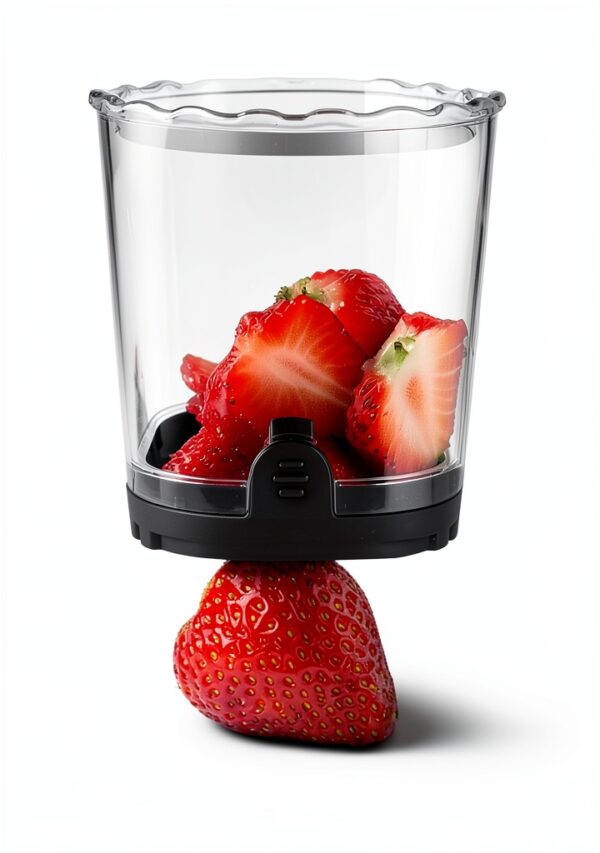Strawberry Slicer Hendiy 8 Blade ABS Cup Black 1 Pack-3