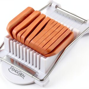 Egg slicer FENGCHEN 10-Wire Stainless Steel Multipurpose Kitchen Tool-0
