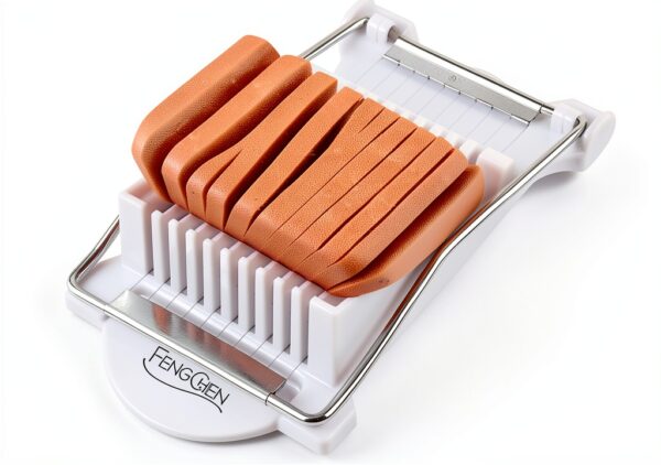 Egg slicer FENGCHEN 10-Wire Stainless Steel Multipurpose Kitchen Tool-0