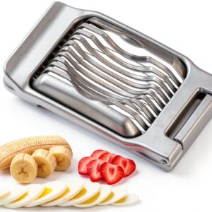 Aluminum Alloy Egg Slicer Multi Function QDQ0001 Silver Portable-0