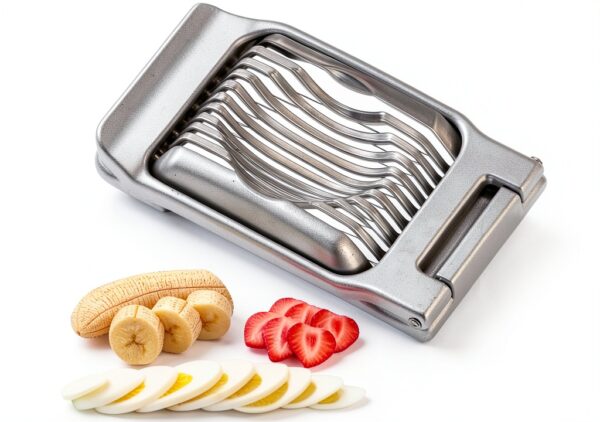 Aluminum Alloy Egg Slicer Multi Function QDQ0001 Silver Portable-0