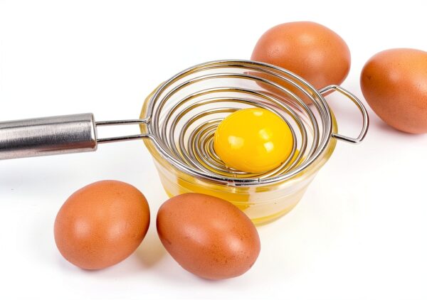Stainless Steel Egg Separator by Exultimate Long Handled No‑Drip-3