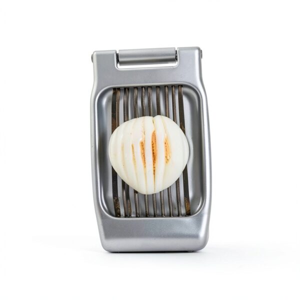 Egg Slicer Annie and Mia Design Steel Aluminum Duty Silver-4