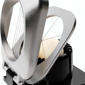 Egg Slicer MCIJRJOI Heavy Duty Aluminum & Stainless Steel 3‑Way Silver-0