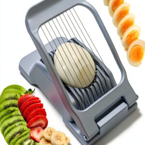 Egg Slicer Annie and Mia Design Steel Aluminum Duty Silver-0